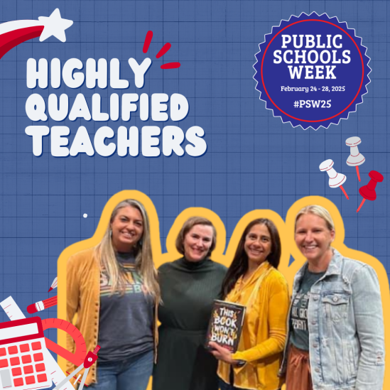 graphic celebrating public schools week